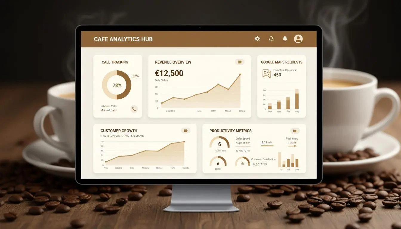 revenue dashboard caffe